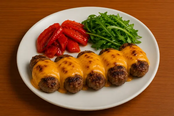 Köfte Izgara Cheddarlı